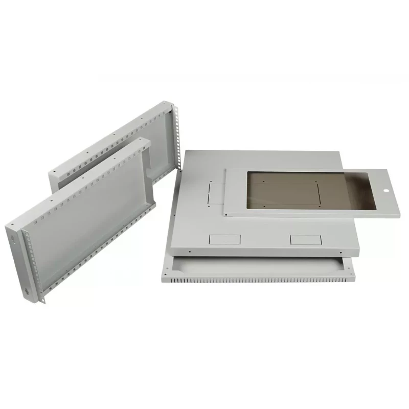 Шкаф настенный разборный 19”,12U(600x650), ШТ-НСр-12U-600-650-С дверь стекло Шкаф настенный разборный 19”,12U(600x650), ШТ-НСр-12U-600-650-С дверь стекло