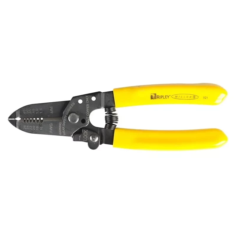 Стриппер Miller T-типа Multi-Wire 821 для снятия оболочек 0.4-1.3 мм (26-16 AWG) Стриппер Miller T-типа Multi-Wire 821 для снятия оболочек 0.4-1.3 мм (26-16 AWG)