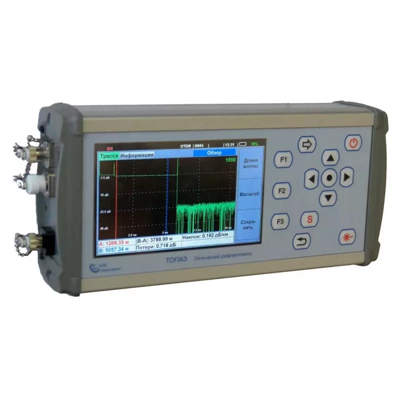 ТОПАЗ-9400-A-31-49-55-62-PMH - универсальный оптический рефлектометр (SM1-1310/1490/1550 SM2-1625нм/ -60..+20 дБм/ VFL) ТОПАЗ-9400-A-31-49-55-62-PMH - универсальный оптический рефлектометр (SM1-1310/1490/1550 SM2-1625нм/ -60..+20 дБм/ VFL)