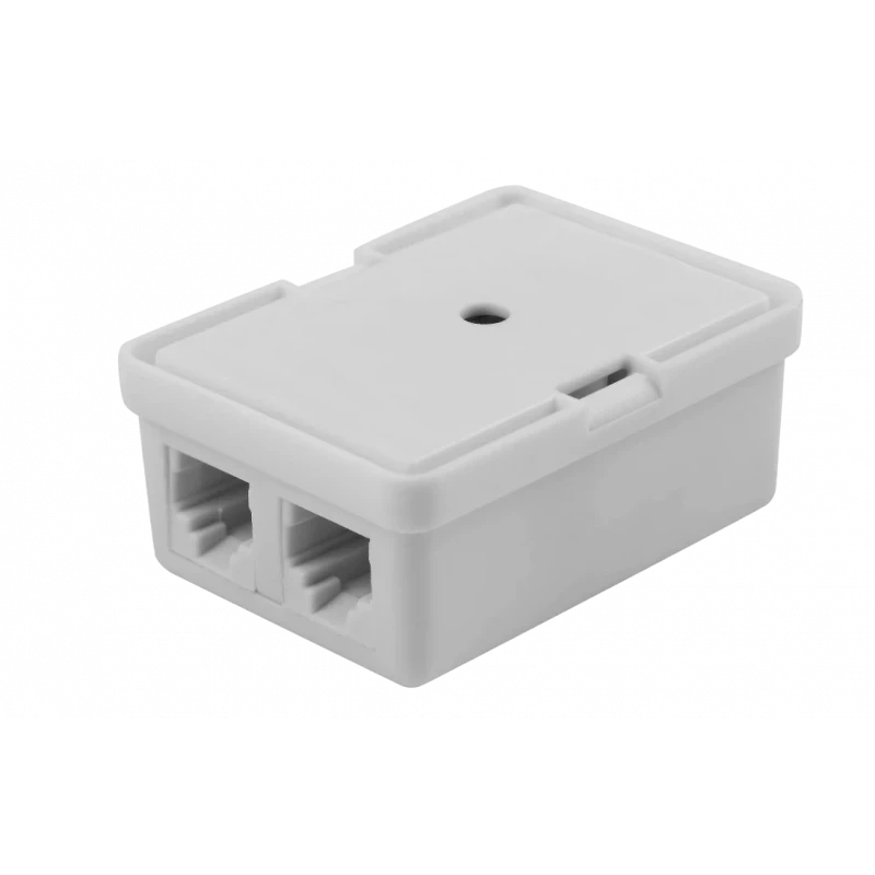 03-0002 Розетка телефонная RJ-14 2/6P4C открытой проводки 03-0002 Розетка телефонная RJ-14 2/6P4C открытой проводки