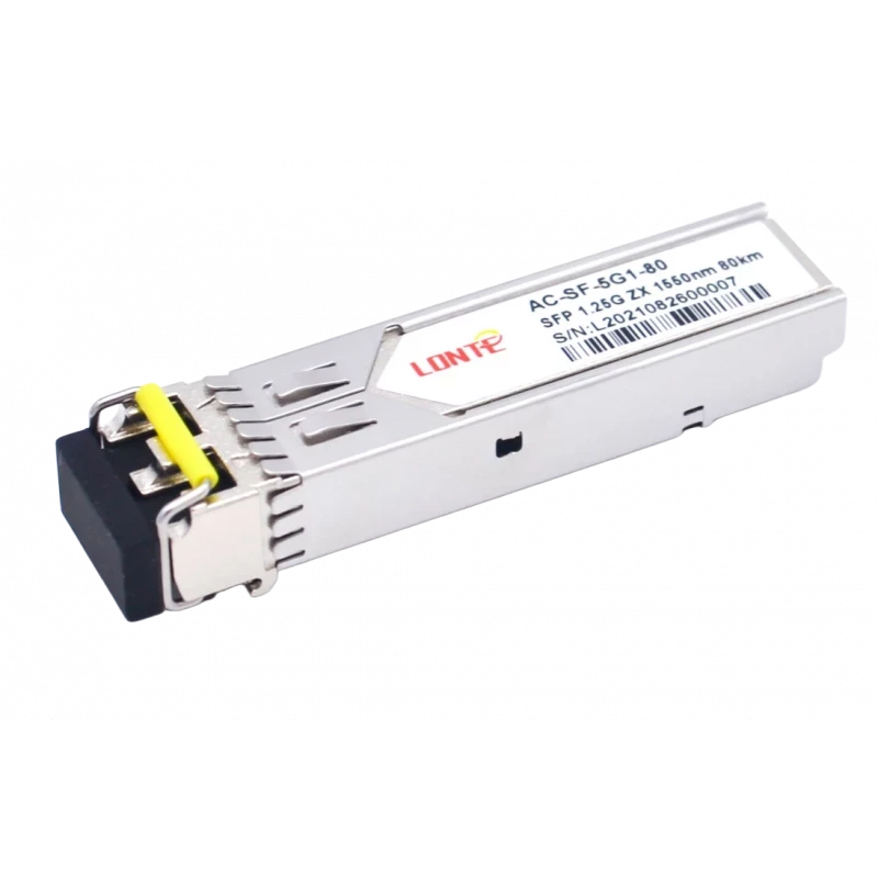Оптический трансивер SFP 1.25G 1550nm 80km LC SMF DDM Оптический трансивер SFP 1.25G 1550nm 80km LC SMF DDM