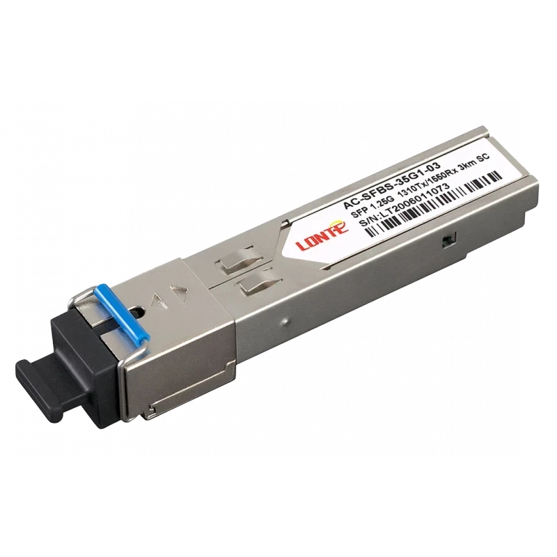 SFP WDM 1.25G Tx1310/Rx1550 3km SC DDM SFP WDM 1.25G Tx1310/Rx1550 3km SC DDM