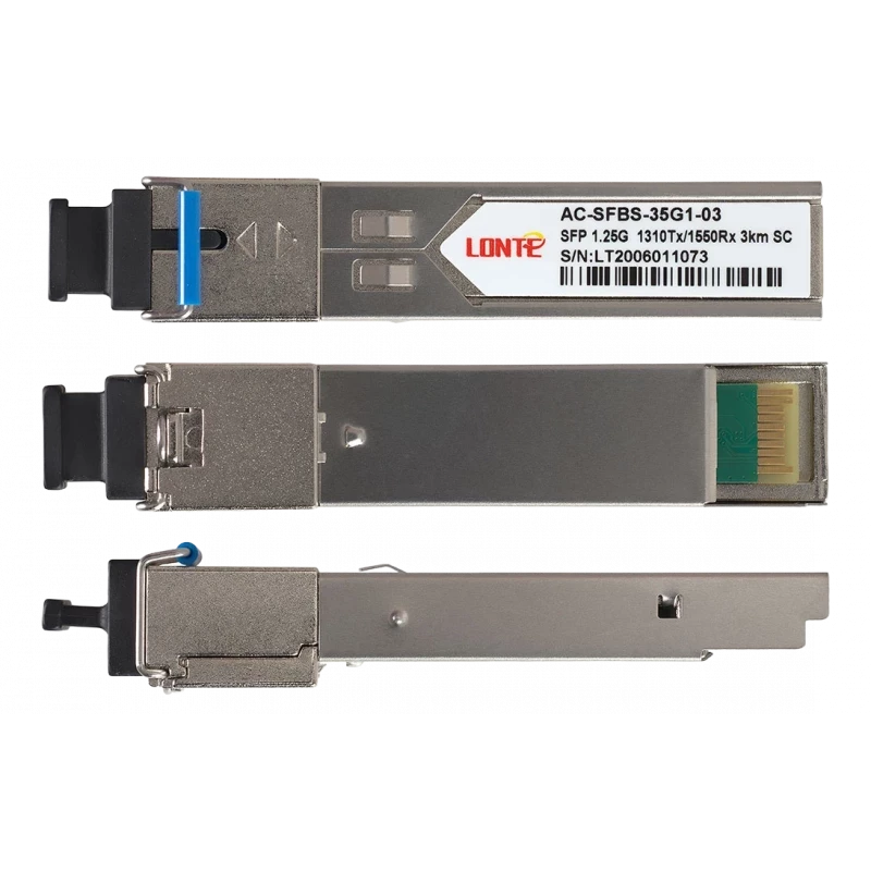 SFP WDM 1.25G Tx1310/Rx1550 3km SC DDM SFP WDM 1.25G Tx1310/Rx1550 3km SC DDM
