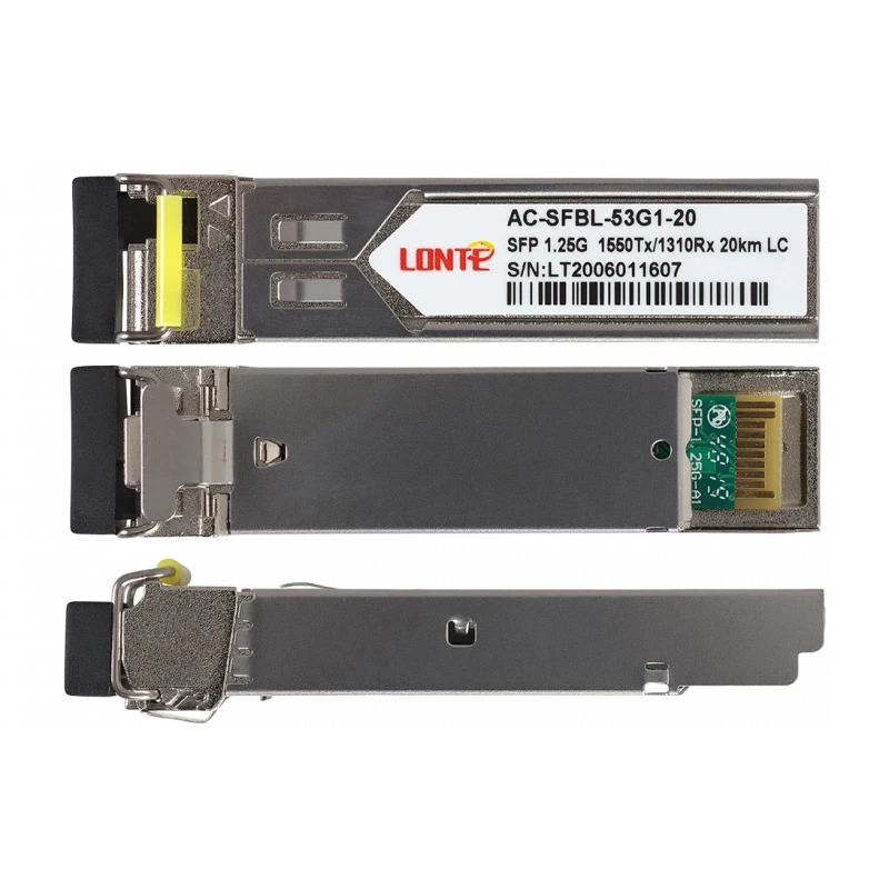 Модуль SFP WDM 1.25G Tx1550/Rx1310 20km LC DDM Модуль SFP WDM 1.25G Tx1550/Rx1310 20km LC DDM