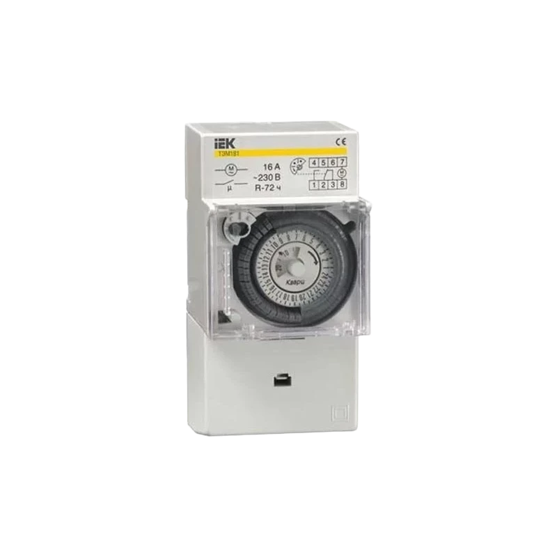 MTA20-16 Таймер ТЭМ181 аналоговый 16А 230В на DIN-рейку ИЭК MTA20-16 Таймер ТЭМ181 аналоговый 16А 230В на DIN-рейку ИЭК