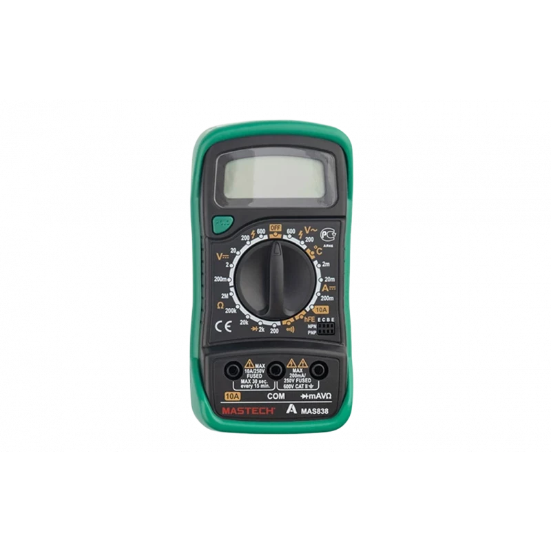 13-2008 Портативный мультиметр MAS838 MASTECH 13-2008 Портативный мультиметр MAS838 MASTECH