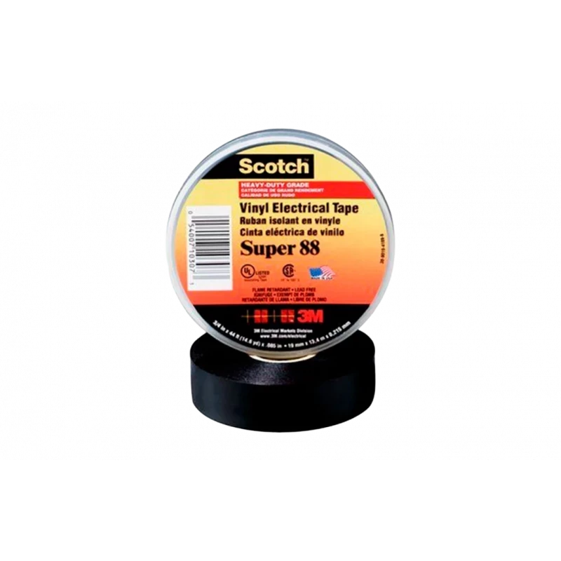 7000031459 Scotch Super 88 изоляционная лента высшего класса, 38мм х 33м х 0,22мм 7000031459 Scotch Super 88 изоляционная лента высшего класса, 38мм х 33м х 0,22мм