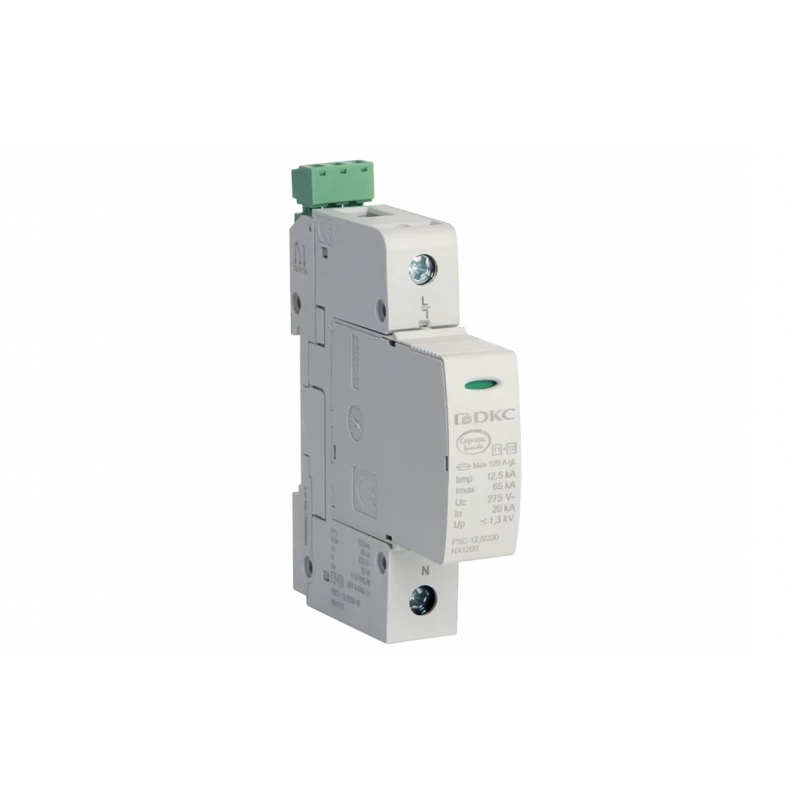 NX1212 УЗИП, класс I+II, 1-полюсный, L-N, 12,5к NX1212 УЗИП, класс I+II, 1-полюсный, L-N, 12,5к