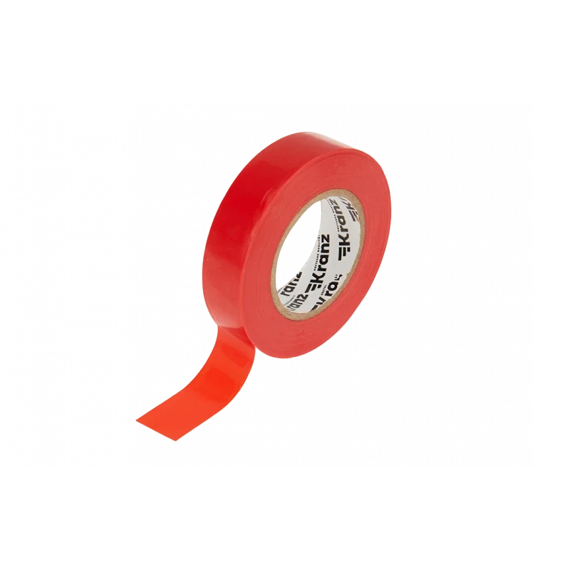 KR-09-2204 Изолента ПВХ KRANZ 19 мм х 25 м, красная, упаковка 5 роликов KR-09-2204 Изолента ПВХ KRANZ 19 мм х 25 м, красная, упаковка 5 роликов