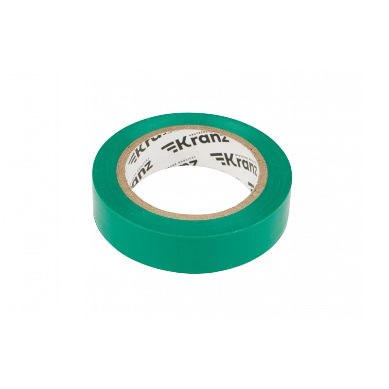 KR-09-2003 Изолента ПВХ KRANZ 15 мм х 10 м, зеленая, упаковка 10 роликов KR-09-2003 Изолента ПВХ KRANZ 15 мм х 10 м, зеленая, упаковка 10 роликов