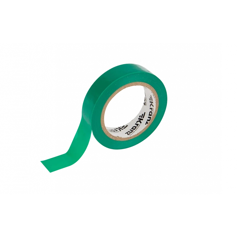 KR-09-2003 Изолента ПВХ KRANZ 15 мм х 10 м, зеленая, упаковка 10 роликов KR-09-2003 Изолента ПВХ KRANZ 15 мм х 10 м, зеленая, упаковка 10 роликов