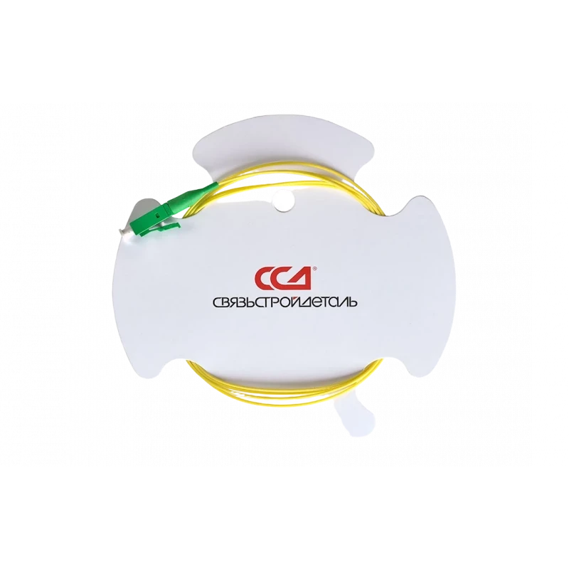 Шнур ШОС-SM/0.9 мм-LC/APC-p/t -1.0 м ССД HS Шнур ШОС-SM/0.9 мм-LC/APC-p/t -1.0 м ССД HS