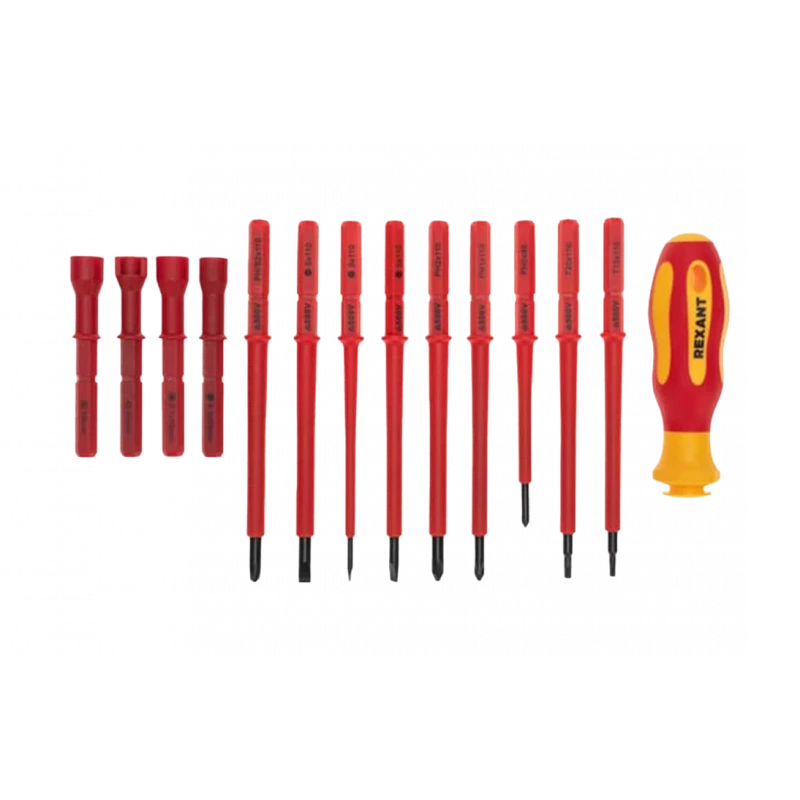 12-4773-3 Набор отверток диэлектрических, 14 предметов 12-4773-3 Набор отверток диэлектрических, 14 предметов