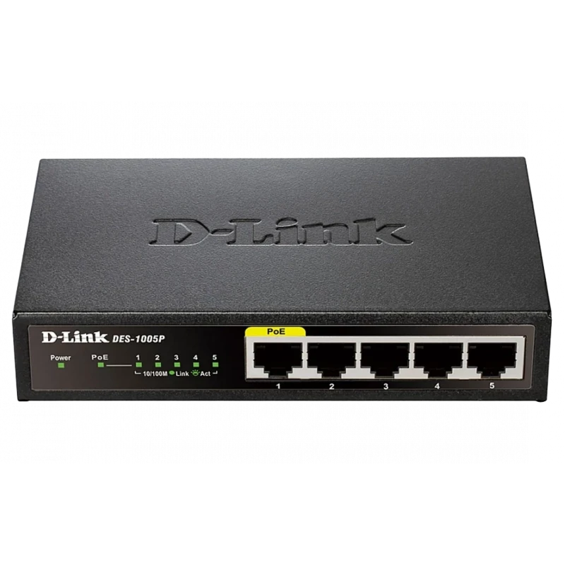 Коммутатор D-Link DES-1005P/B1A Коммутатор D-Link DES-1005P/B1A
