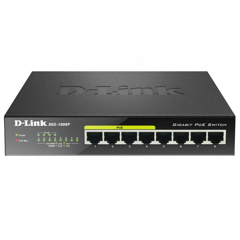 Коммутатор D-Link DGS-1008P Коммутатор D-Link DGS-1008P