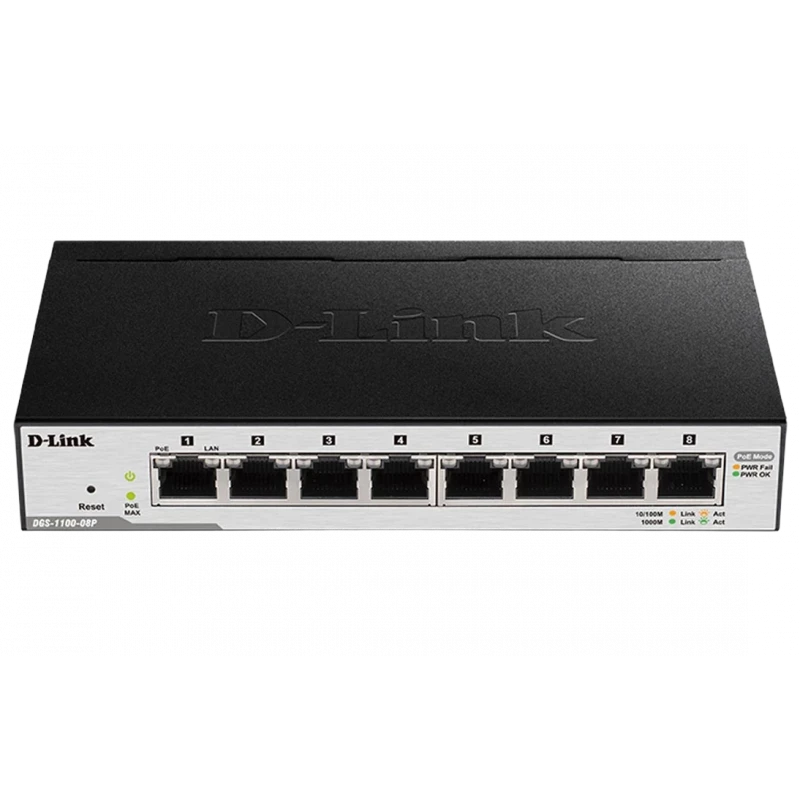 Коммутатор D-Link DGS-1100-08P/B1A Коммутатор D-Link DGS-1100-08P/B1A