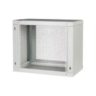 Шкаф телекоммуникационный настенный разборный 19”,9U(600x350), ШТ-НСр-9U-600-350-П дверь перфорированная ССД