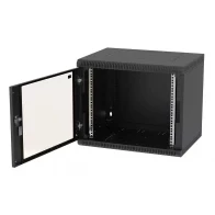 Шкаф телекоммуникационный настенный разборный черный 19”,9U(600x350), ШТ-НСр-9U-600-350-С-Ч дверь стекло ССД Шкаф телекоммуникационный настенный разборный черный 19”,9U(600x350), ШТ-НСр-9U-600-350-С-Ч дверь стекло ССД