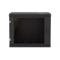 Шкаф телекоммуникационный настенный разборный черный 19”,9U(600x350), ШТ-НСр-9U-600-350-С-Ч дверь стекло ССД Шкаф телекоммуникационный настенный разборный черный 19”,9U(600x350), ШТ-НСр-9U-600-350-С-Ч дверь стекло ССД