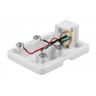 03-0001 Розетка телефонная RJ-14 6P4C открытой проводки 03-0001 Розетка телефонная RJ-14 6P4C открытой проводки