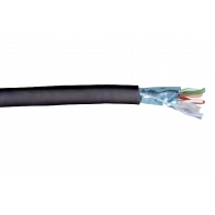 LC3-C604-339 ITK Каб. вп F/UTP, кат.6 4х2х23AWG solid LDPE 305м чер.