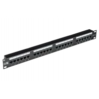PP24-1UC6U-D05 ITK 1U патч-панель кат.6 UTP, 24 порта (Dual)