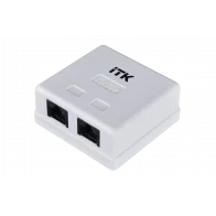 CS2-1C5EU-22 ITK Настенная инф. розетка RJ45, кат.5Е UTP, 2-порта