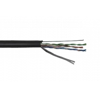 BC3-C5E04-359 ITK Каб. вп ШПД F/UTP кат.5E 4х2х0,48мм LDPE трос 1,2мм 305м