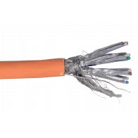 LC1-C6A04-622 Кабель связи витая пара S/FTP, кат.6A 4х2х23AWG solid, LSZH, 305м, зеленый
