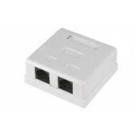 03-0151 Розетка компьютерная 2-порт RJ-45 (8P8C), cat 5e, внешняя REXANT 03-0151 Розетка компьютерная 2-порт RJ-45 (8P8C), cat 5e, внешняя REXANT