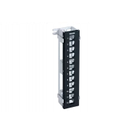 37788 Hyperline PPWBL-12 Модульная настенная патч-панель на 12 портов, для модулей Keystone Jack, с подставкой