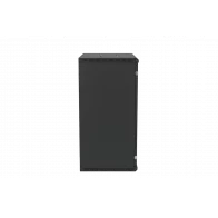 Шкаф телекоммуникационный настенный разборный черный 19”,18U(600x550), ШТ-НСр-18U-600-550-С-Ч дверь стекло ССД