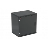 Шкаф телекоммуникационный настенный разборный черный 19”,15U(600x350), ШТ-НСр-15U-600-350-М-Ч дверь металл ССД