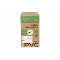 WRline WR-UTP-4P-C5E-L-PVC-GY Кабель витая пара, неэкранированный U/UTP, категория 5e, 4 пары (0,48 мм), одножильный, внутренний, PVC нг(А)-LS, серый, 305 м WRline WR-UTP-4P-C5E-L-PVC-GY Кабель витая пара, неэкранированный U/UTP, категория 5e, 4 пары (0,48 мм), одножильный, внутренний, PVC нг(А)-LS, серый, 305 м