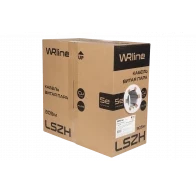 WRline WR-FTP-4P-C5E-LSZH-GY Кабель витая пара, экранированный F/UTP, категория 5e, 4 пары (0,50 мм), одножильный, внутренний, LSZH, нг(A)-HF, серый, 305 м WRline WR-FTP-4P-C5E-LSZH-GY Кабель витая пара, экранированный F/UTP, категория 5e, 4 пары (0,50 мм), одножильный, внутренний, LSZH, нг(A)-HF, серый, 305 м