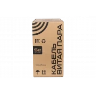WRline WR-FTP-4P-C5E-PVC-GY Кабель витая пара, экранированный F/UTP, категория 5e, 4 пары (0,50 мм), одножильный, внутренний, PVC нг(А)-LS, серый, 305 м WRline WR-FTP-4P-C5E-PVC-GY Кабель витая пара, экранированный F/UTP, категория 5e, 4 пары (0,50 мм), одножильный, внутренний, PVC нг(А)-LS, серый, 305 м