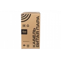 WRline WR-FTP-4P-C5E-PE-BK Кабель витая пара, экранированный F/UTP, категория 5e, 4 пары (0,50 мм), одножильный, внешний, PE, черный, 305 м WRline WR-FTP-4P-C5E-PE-BK Кабель витая пара, экранированный F/UTP, категория 5e, 4 пары (0,50 мм), одножильный, внешний, PE, черный, 305 м