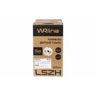 WRline WR-UTP-4P-C5E-LSZH-GY (куски) Кабель витая пара, неэкранированный U/UTP, категория 5e, 4 пары (0,50 мм), одножильный, внутренний, LSZH, нг(A)-HF, серый WRline WR-UTP-4P-C5E-LSZH-GY (куски) Кабель витая пара, неэкранированный U/UTP, категория 5e, 4 пары (0,50 мм), одножильный, внутренний, LSZH, нг(A)-HF, серый